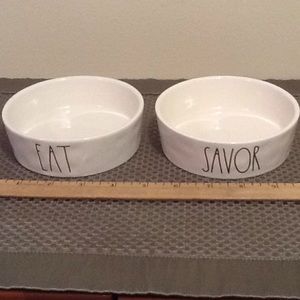Small Rae Dunn Pet dishes- Buy 2 for $8